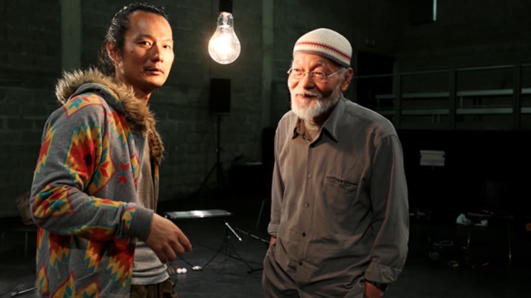 Japanese sound artists Akio Suzuki and Aki Onda