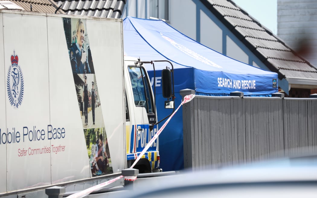 The scene of a homicide on Celtic Crescent in Ellerslie, Auckland.