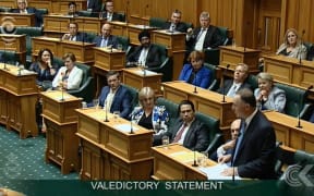 Former PM John Key makes valedictory speech in Parliament