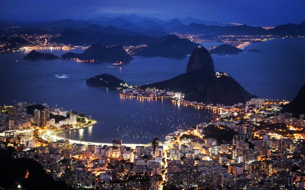 Rio at night.