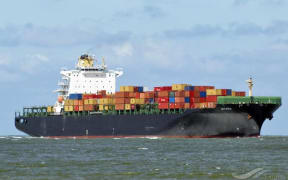 Shiling cargo ship