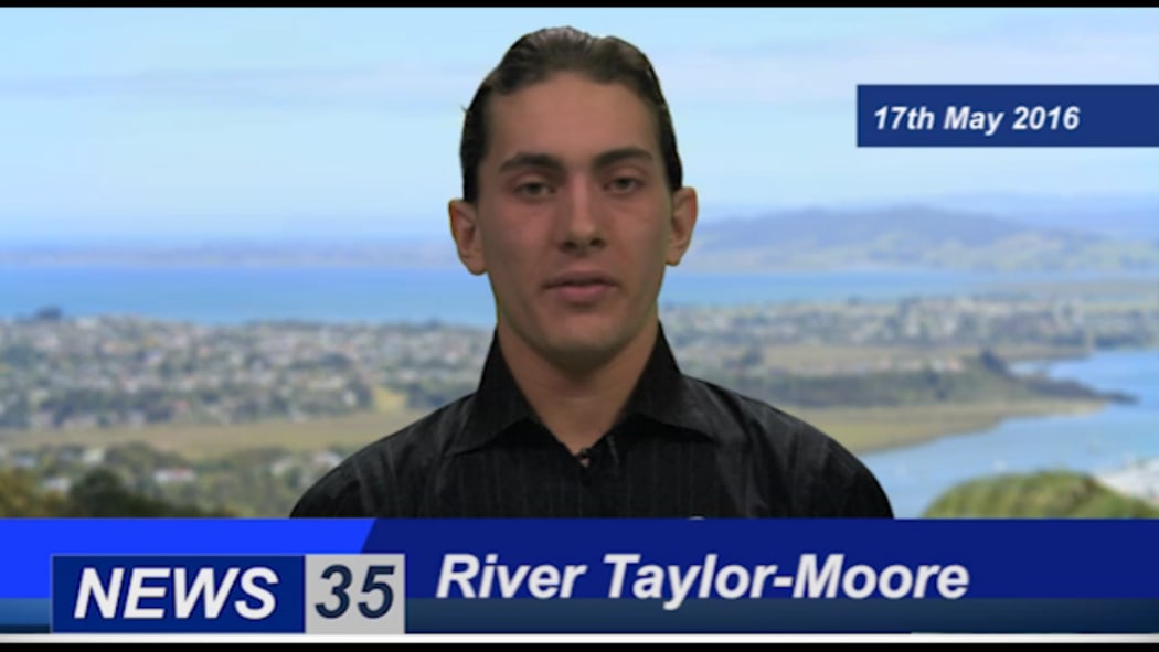 screenshot of the daily bilingual bulletin on Whangarei's  Channel North