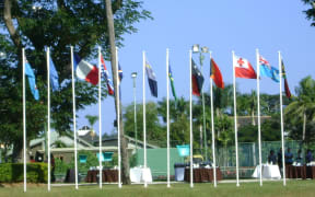 Pacific flags at PIDF, 2013