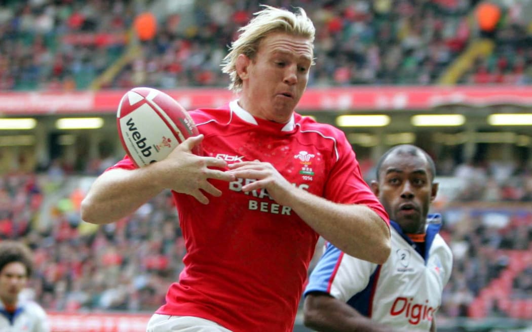 Former Wales rugby player Alix Popham.