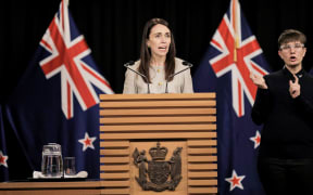 Prime Minister Jacinda Ardern announcing the Cabinet reshuffle.