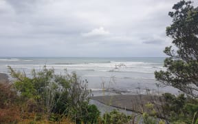 A view of the surf from Hauranga pā hill.