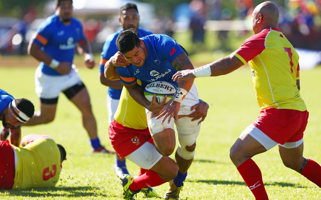 Samoa beat Tonga 30-10 in Apia during the 2016 Pacific Nations Cup.
