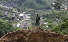 Kid on hillside, Bougainville