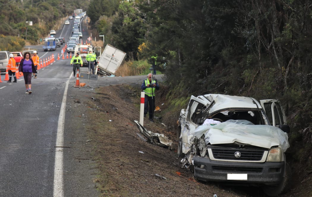 Serious crash on SH10 in August 2020
(Photo Northern Advocate Peter de Graaf.
