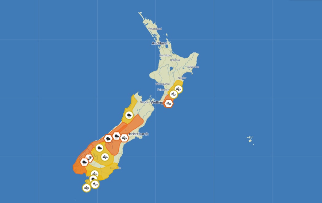 Severe weather warnings are in place around the country.