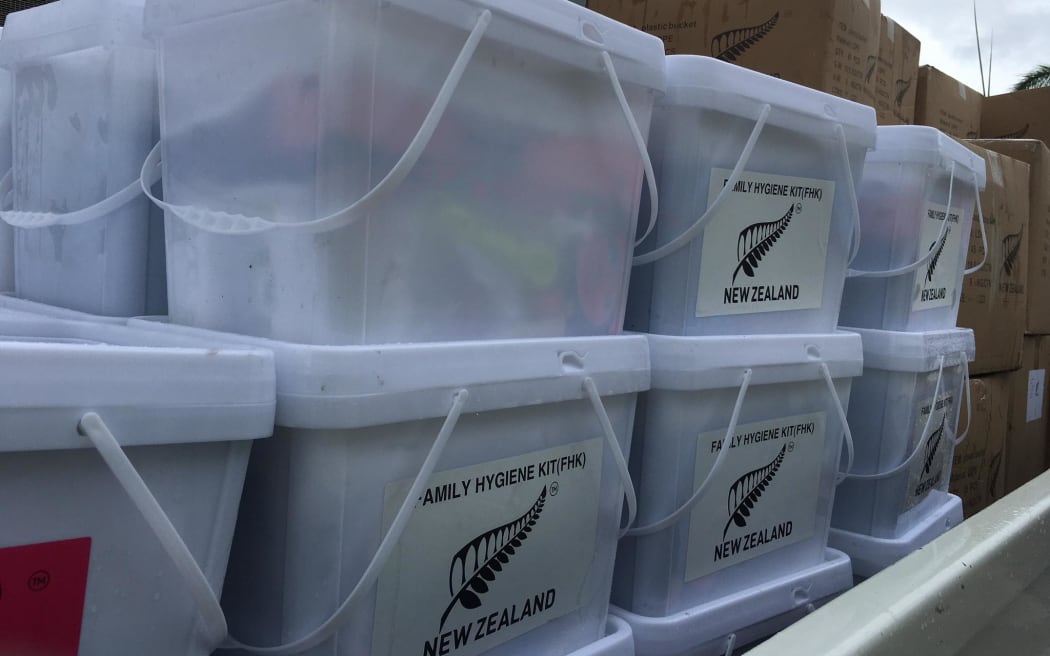 New Zealand Aid to Vanuatu post-cyclones Judy and Kevin.