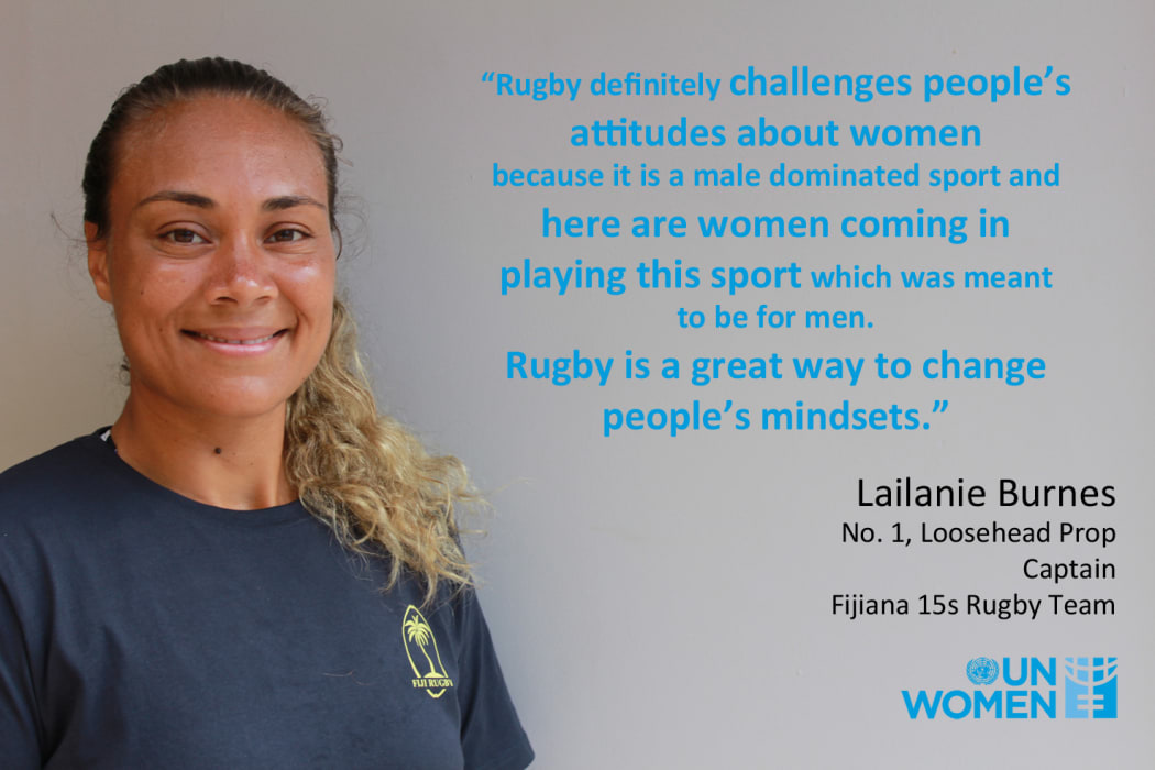 UN Women is backing the Fijiana 15s Rugby team to help tackle gender inequality in sport.
