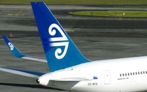 Air NZ plane tail