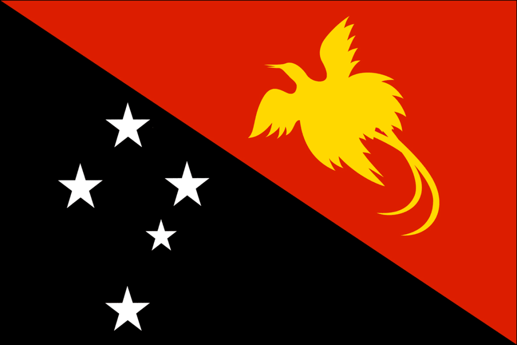 Papua New Guinea flag.