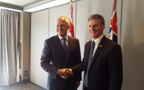 Australian Prime Minister Malcolm Turnbull meets with Bill English in Queenstown