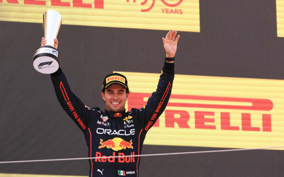 Sergio Perez della Red Bull