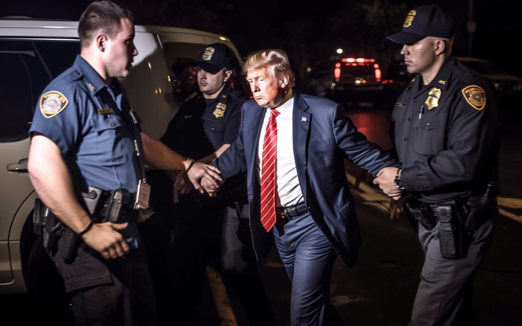 Fake Trump Arrest Photos How To Spot An Ai Generated Image Rnz News 