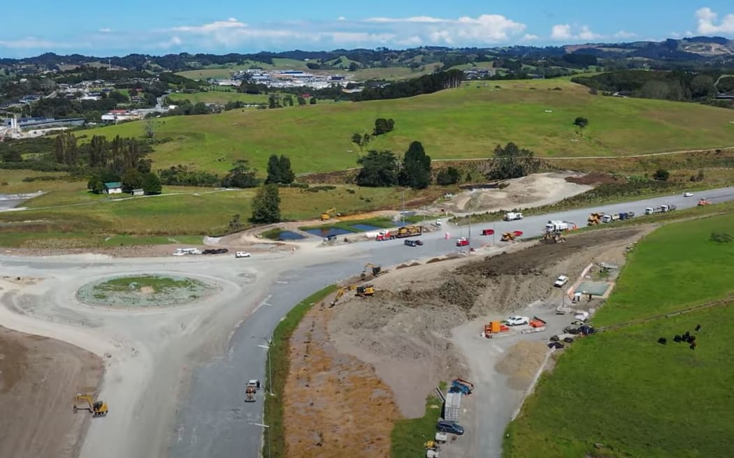 The Pūhoi-to-Warkworth Ara Tūhono motorway north of Auckland