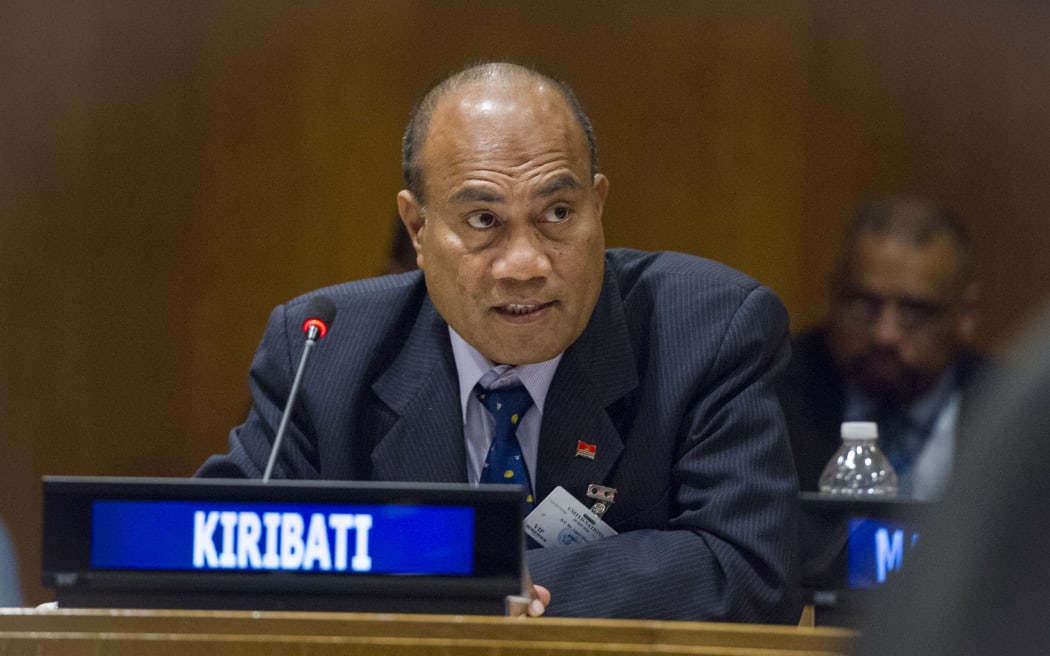 President Taneti Maamau of Kiribati