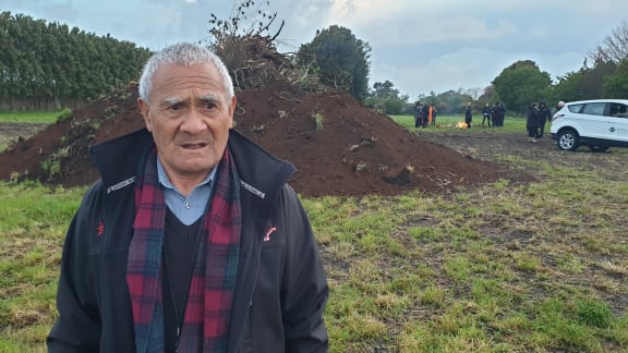 Ramon Tito at the Te Kohia pā site, where he says he's made his own fond memories of.