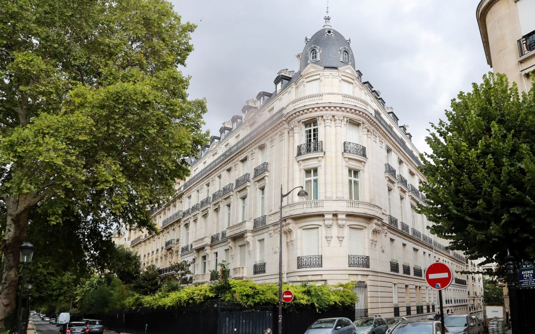 An apartment building owned by Jeffrey Epstein in the 16th arrondissement of Paris. Epstein, whose suicide in jail over the weekend has outraged his alleged victims, owned an apartment near in Paris and had been in the city just before his arrest in New York in July.