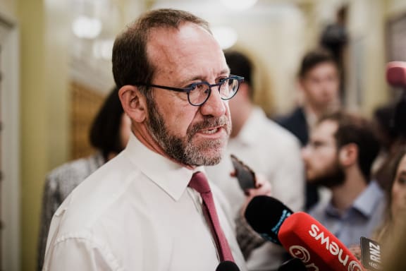 Andrew Little heading into the Labour caucus where Prime Minister Jacinda Ardern will brief MPs on her ministerial preferences for the new government.