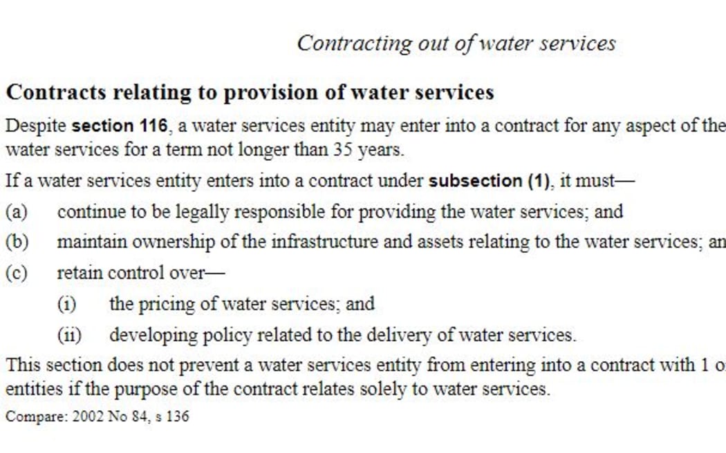 Three waters 35year contracts 'de facto' privatisation, academic warns