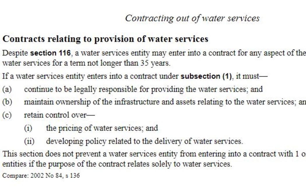 Clause 117 of the Water Services Entities Bill.