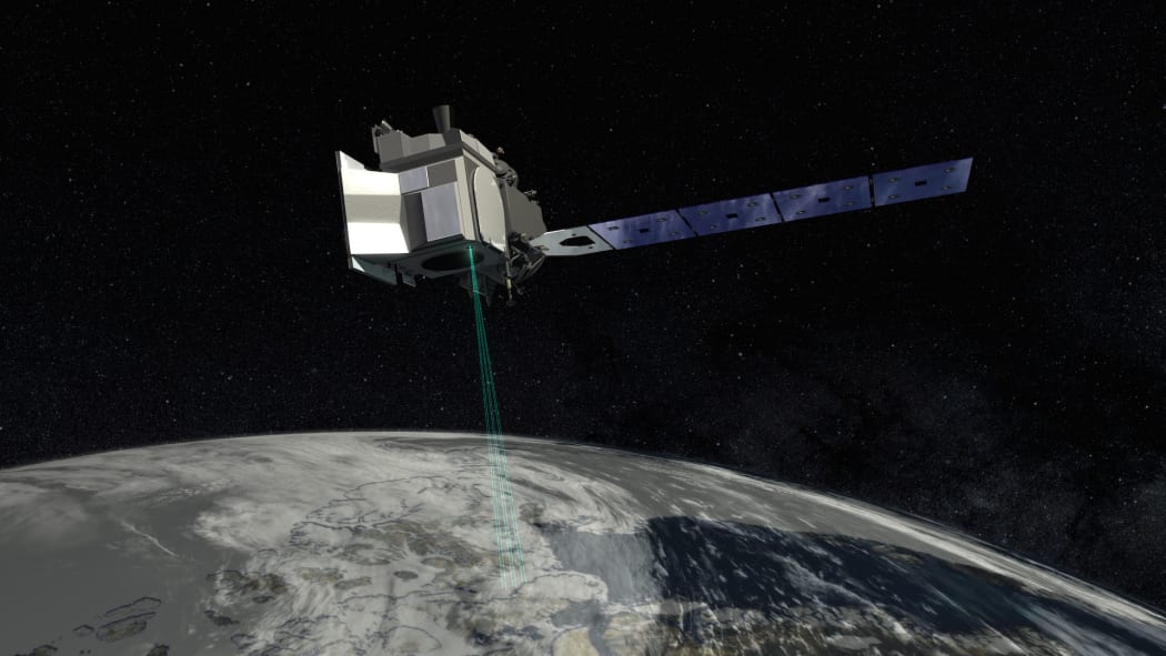 Artist conception of ICESat-2.