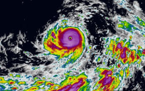 Satellite image of Cat 5 Typhoon Soudelor