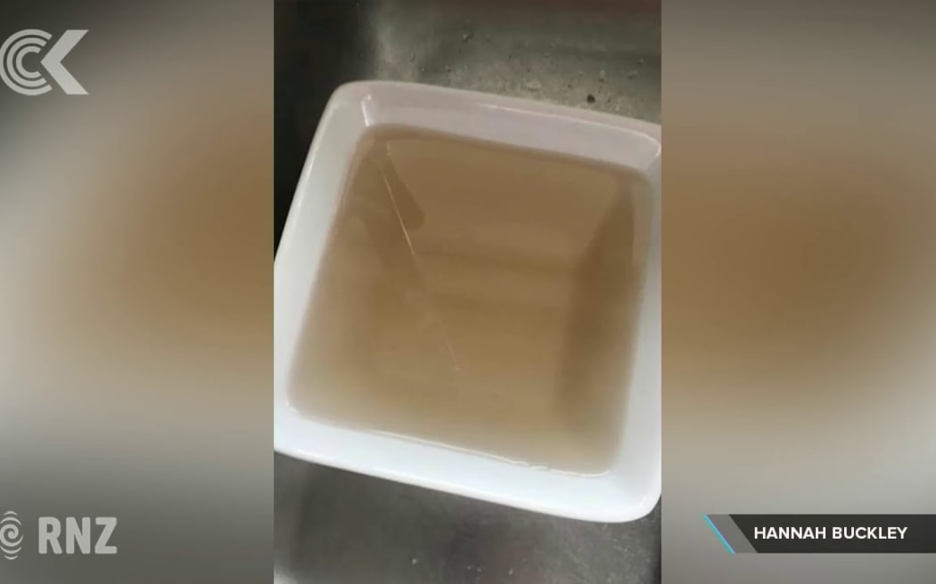 Napier residents told brown tap water  'perfectly safe '