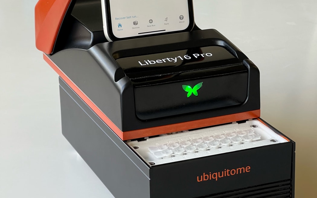 The Liberty16 Pro - developed by Auckland biotech company Ubiquitome - which can process 70 PCR saliva tests per hour, has just received emergency use clearance from the US Food and Drug Administration (FDA).