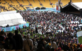 The crowds at Te Matatini festival.