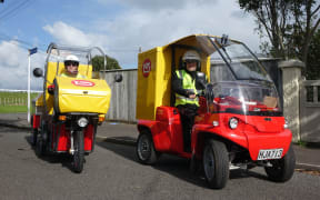 NZ Post's new electric vehicles.