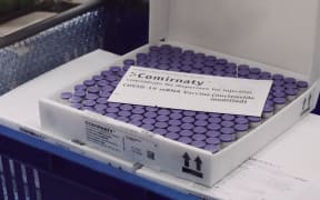 A shipment of Pfizer's Covid-19 vaccine arrives in New Zealand.
