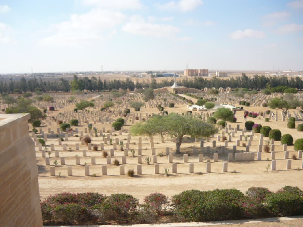 The Commonwealth War Graves cemetery at El Alamein.