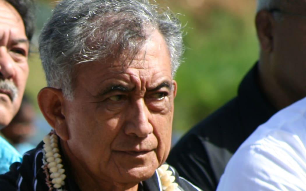 French Polynesia leader Oscar Temaru.