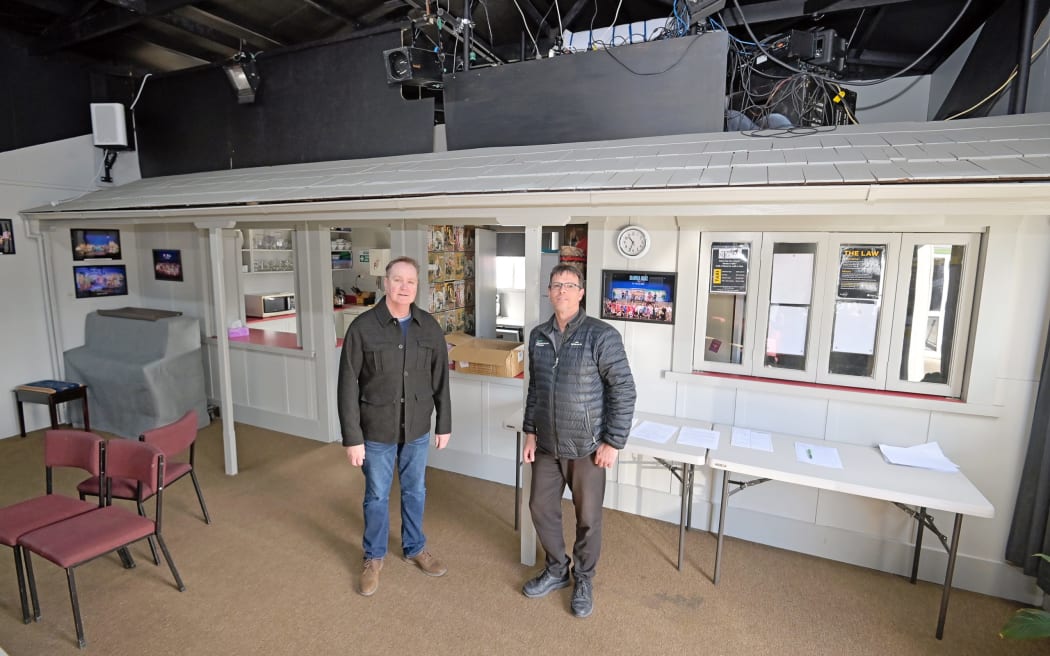 Musical Theatre Gisborne president Peter Grealish and vice president Ben Chisholm say the last four years have been stressful for the group while it waits on the district council for answers.