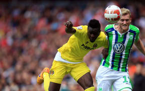 Ivory Coast defender Eric Bailly (left) playing for Villarreal.