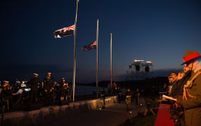 Dawn service at the ANZAC Commemorative Site in Gallipoli. 2018 marks the centenerary of New Zealanders returning to Gallipoli to pay their respects to their fallen for the first time.