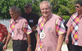 Scott Morrison at the Pacific Islands Forum