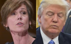 Former US Attorney General Sally Yates and President Donald Trump