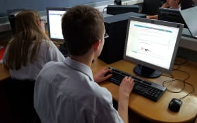 Paraparaumu College students sit trial online exams.