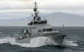 A NZ navy inshore patrol vessel
