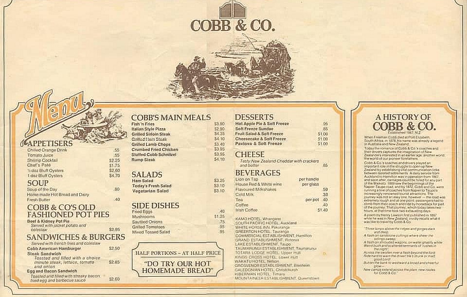 Cobb & Co A Napier institution RNZ