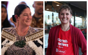 Labour candidates Willow-Jean Prime (L) and Sarah Pallett (R) are facing tough challenges for the electorate seats they currently hold in Northland and Ilam respectively.