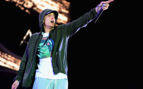 Eminem's music publisher is suing the National Party and others for breaching copyright during the 2014 election campaign.