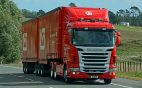 New Zealand Post delivery truck south of Palmerston North.