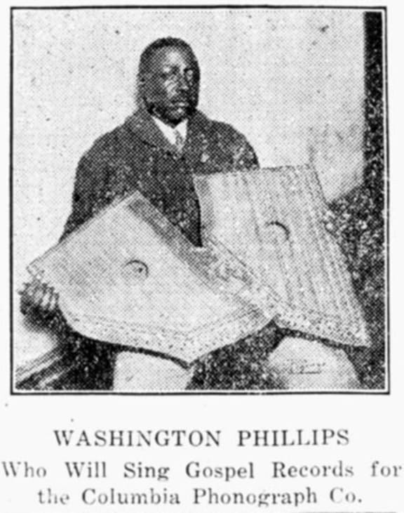 Washington Phillips-Louisiana Weekly Jan. 1928