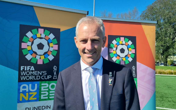 Women's World Cup 2023 chief executive Dave Beeche at the World Cup launch in Dunedin.